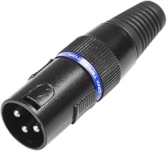 Adam Hall Connectors 3 STAR DMX T 3 XLR Stecker 3-Pol | mit Abschlusswiderstand