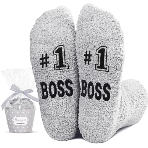 HAPPYPOP Boss Gifts Socks for Men - Cool Gifts for...