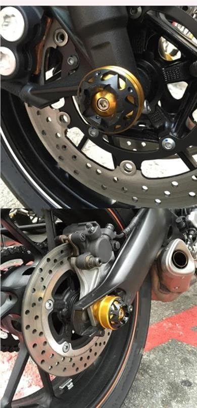 バイク用スライダー フロント リア ホイール プロテクター アクスル