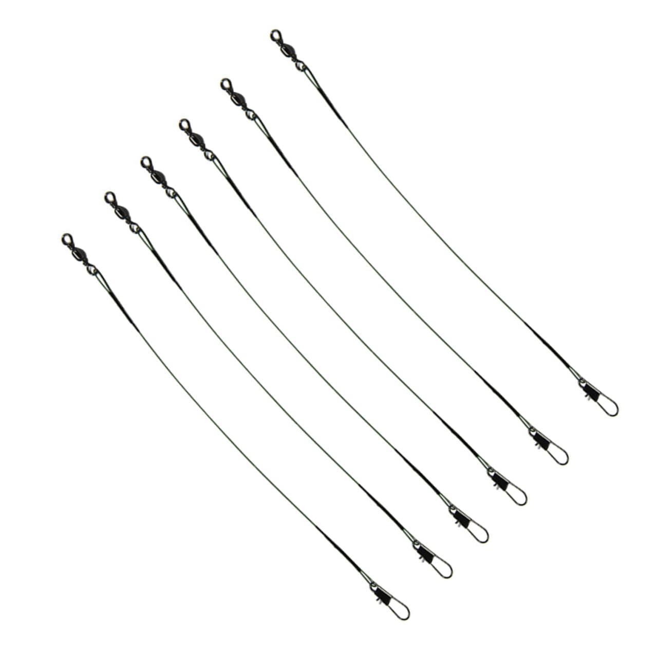 BESTonZON Stainless Steel Fishing Leader Wire Winding Design Durable Fishing Lure Line for Freshwater Saltwater for Rigging Bait and Protecting Hooks