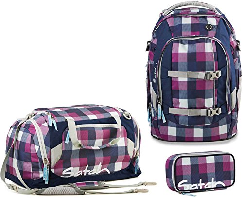 Preisvergleich Produktbild Satch Schulrucksack-Set 3-TLG Berry Carry - Lila Lila
