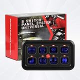 8 Gang Toutch Switch Panel - JOYHO Automatic Dimmable Panel, On-Off Led Multifunction Switch, Pod...