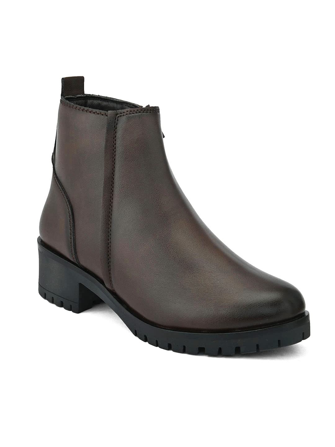 FENTACIA Womens Brown Side Zip Chelsea Boots - 38 UK (B0BP85PRRQ) Amazon Price History, Amazon Price Tracker