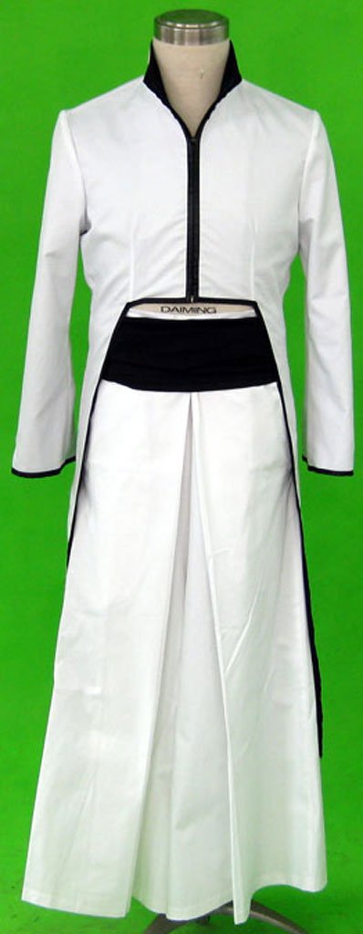 US size Anime Ulquiorra cifer kostium cosplay męski biały kimono garnitur (rozmiar M)