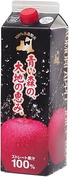 Amazon.co.jp: 青森県産りんご 100% ストレート リンゴジュース 1000ml
