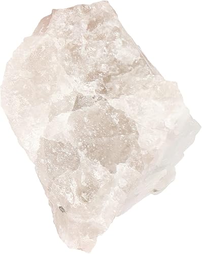 GEMHUB Cristal curativo sin calentar, 70.00 quilates, sin cortar, sin cortar, color blanco, calcita arcoíris, piedra preciosa
