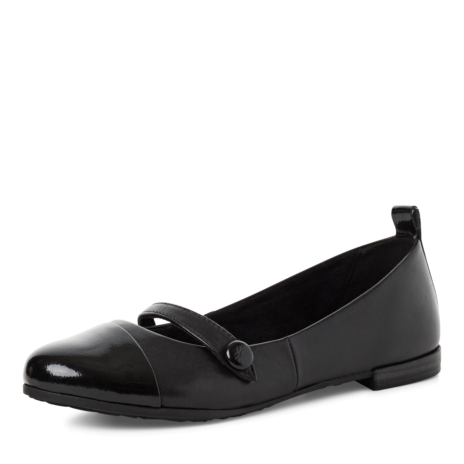 MARCO TOZZI Women's 2-22104-44 Ballerina, Black (Black Comb), 9 UK