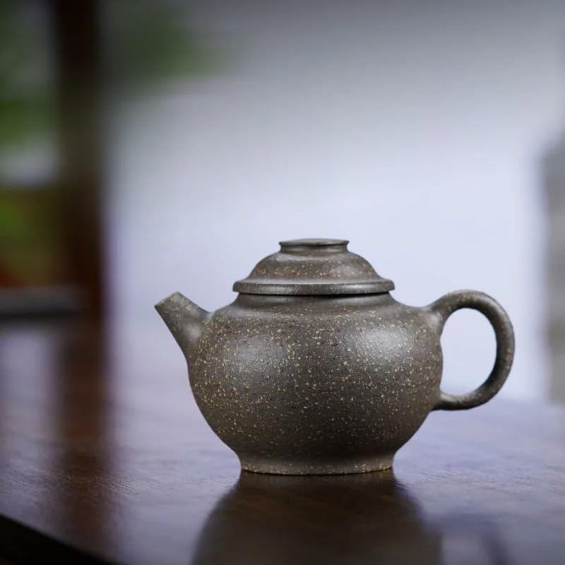 Kung-Fu-Teekanne für Zubereiten von Tee 210 ml Lila Ton Teekannen Handgemachte Topf Zisha Tee-Set Drink Multifunktionale Keramik Teekanne Chinesische Teekanne Keramik-Tee-Set