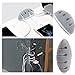 Cable Clips Cable Organizer(2 PCS), Hapurs Wires Cord Management System for Your Messy Wires, Desktop Cord Cable Holder to Keep Your Desk Tidy and Organized (Gray)