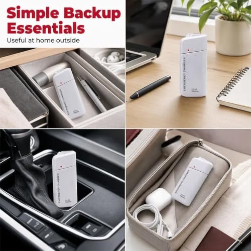 VOLT+ Portable AA Battery Travel Charger Compatible with Google Pixel 7a PowerBank Emergency with LED Safety Light! (Takes 2 AA Batteries,USB Type-C) - Image 3