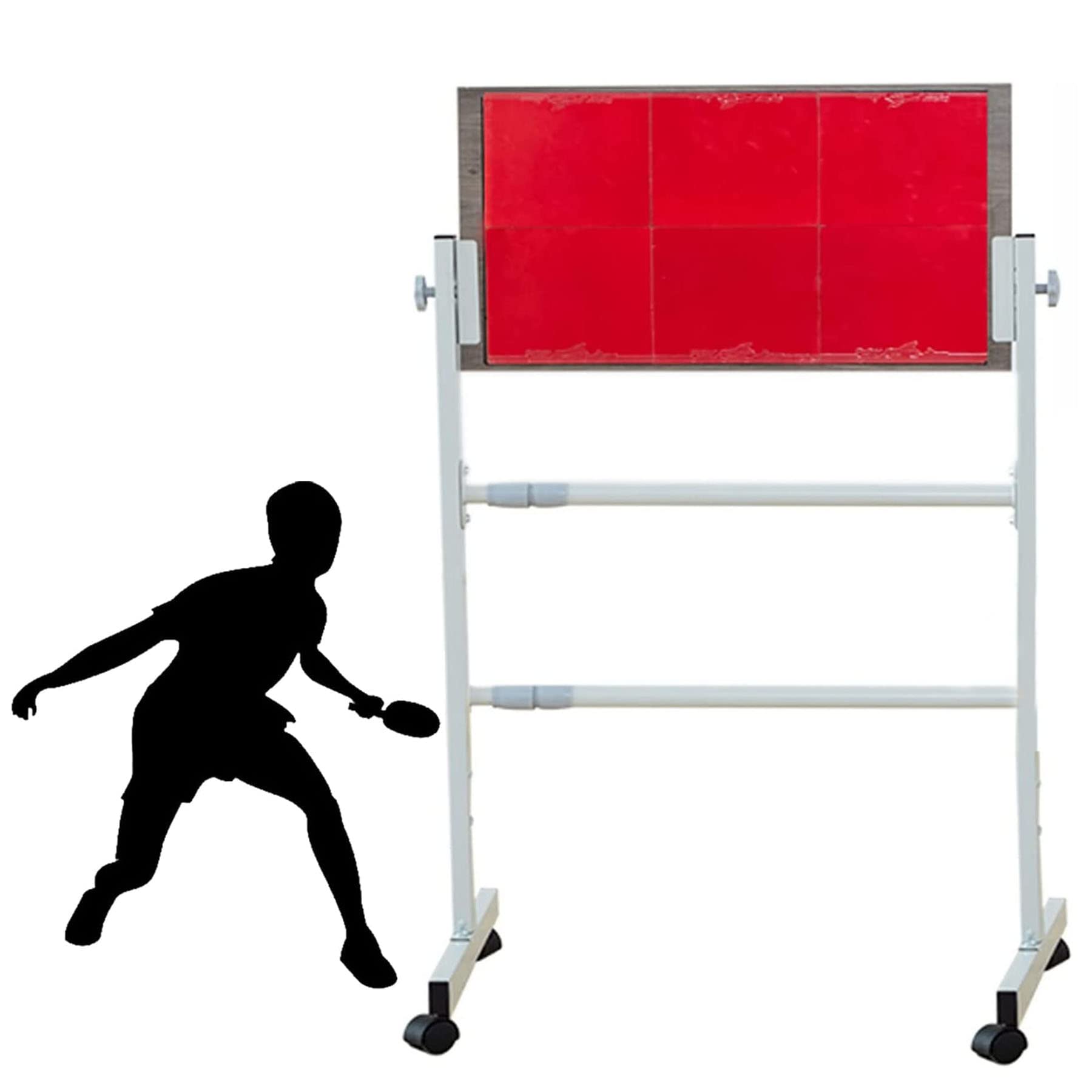 Table Tennis Rebound Board Rebounder, Professional Anthropomorphic Pingpong Return Springback Machine, Desktop Single Traine Return Baffle with Stand Clip, Easy To Install, for Ping-Pong Sports Exer