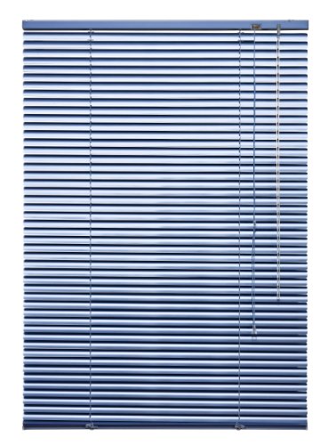 WR-Design Alu Jalousie hellblau metallic Sky - Breite 50 bis 240 cm - Höhe 130/160 / 220 cm - Tür Fenster Rollo Jalousette Aluminium Fensterjalousie Lamellen Metall (50 x 160 cm) Cover