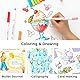 Ohuhu 60 Farben Filzstifte - Papierfreundliche Marker auf Wasserbasis, Doppelspitzige Filzstifte Set für Erwachsene, Anfänger, Kalligraphie Skizze Journal, Geruchlos & Nicht Blutend