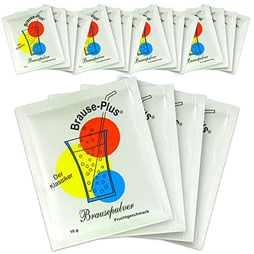 Brause Plus 5x4er Pack Brausepulver in Fruchtgeschmack - DDR Kultprodukte - DDR Produkte