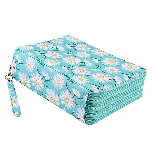 Image of 216 Slots Pencil Case Organizer w /Removal Handle Strap