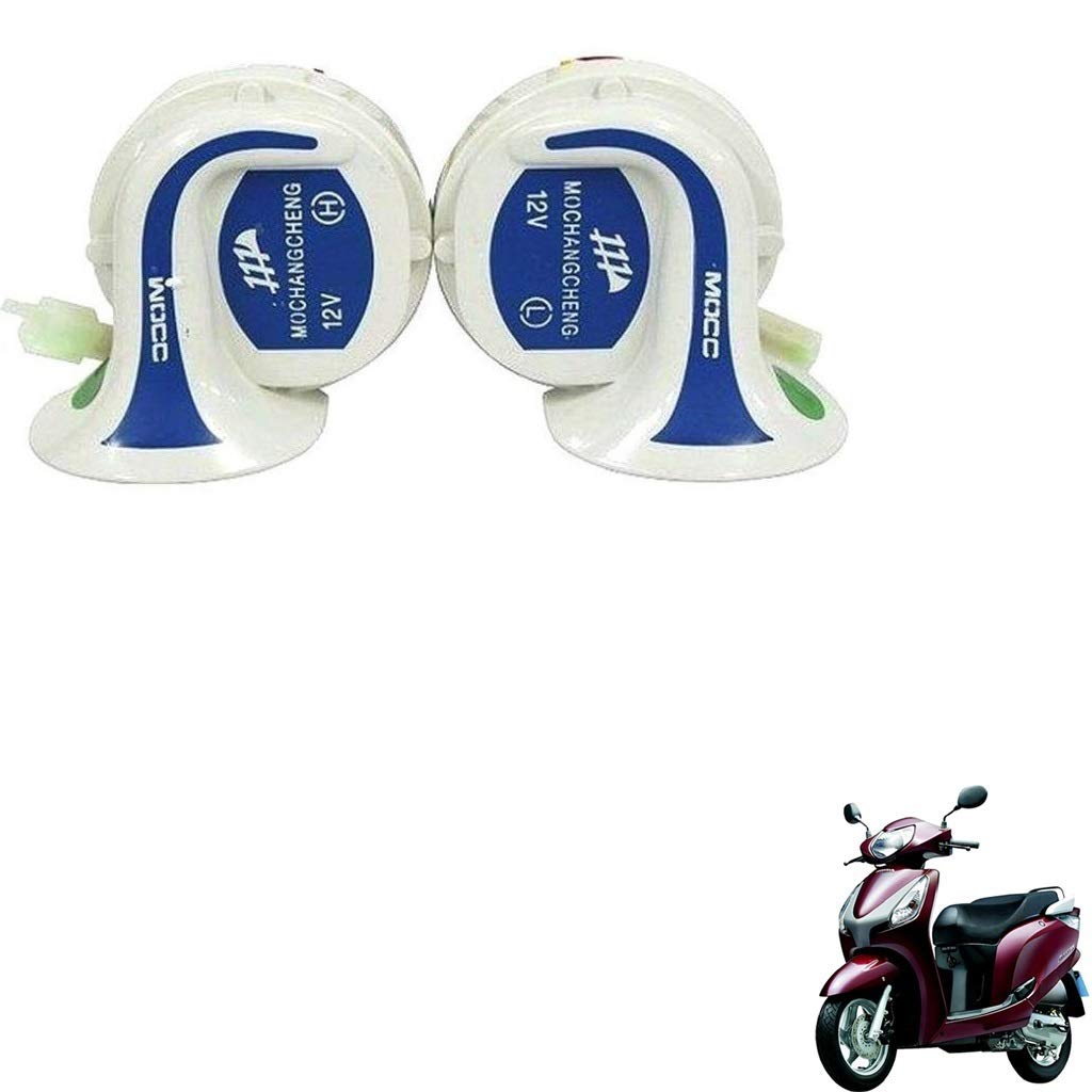 Kozdiko Mocc Horn Scooty 18 in 1 Digital Tone Magic Horn Set of 2 Pcs for Honda Aviator