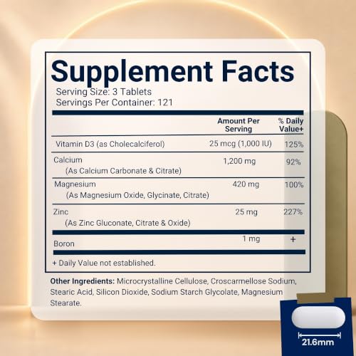 Vitamatic Calcium Magnesium Zinc D3 Boron