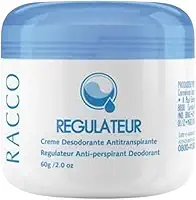 Creme Desodorante Antitranspirante Toque Seco Sem Cheiro Potinho Não mancha Roupa Unissex Racco 60G