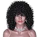 Produktbild HBINGBING Lange Haare synthetische Ombre schwarz braun goldene Perücken für Frauen verworrene lockige Afro Perücke Afroamerikaner