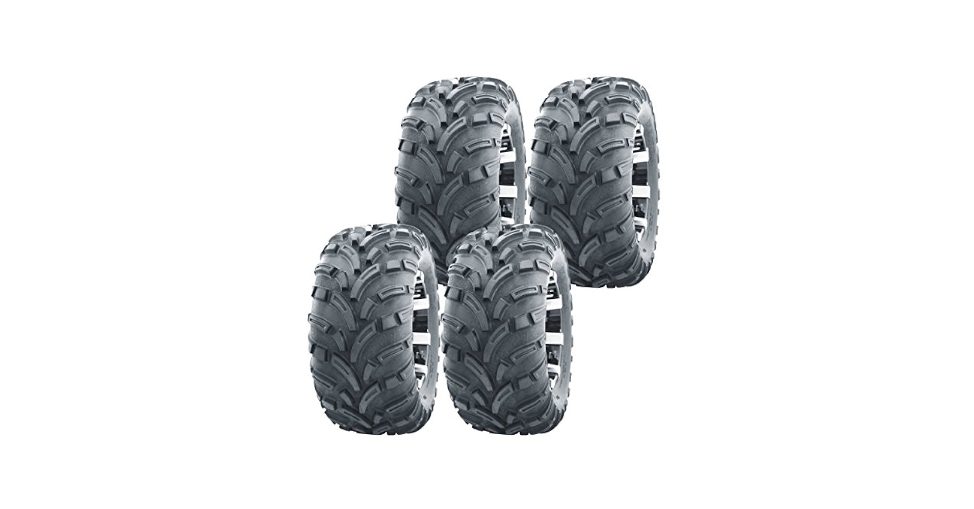 Amazon.com: WANDA 25x10-12 Complete Set Lit Mud ATV Tires