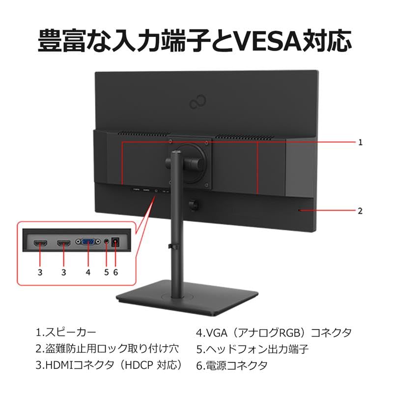 富士通 ディスプレイ27型 VTF27011BT Amazon.co.jp: 【公式】 富士通 ディスプレイ27型 (IPSパネル