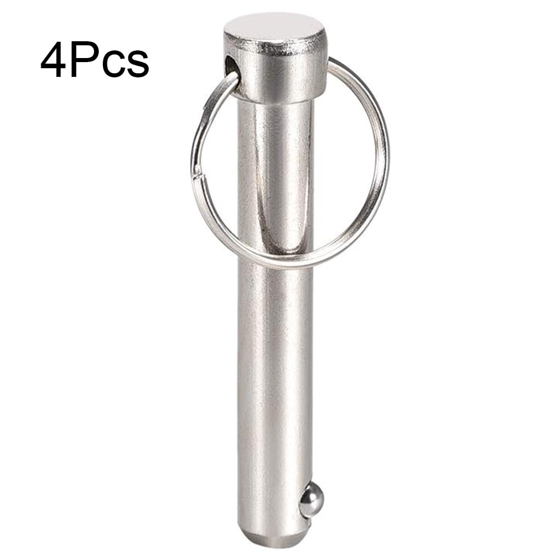 TA-VIGOR 4Pcs Quick Release Pins, 10mm Dia 62mm Length Bimini Top Pin Marine Hardware Carbon Steel for Boat Accessories Marine Hardware - Image 3