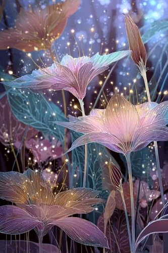Mosaïque Peinture Diamant Fleurs pour débutant cherchant un loisir créatif