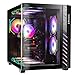 Gaming PC Computer Desktop – i7 Xeon E5 12-Cores up to 3.5 GHz, GTX 1080Ti 11GB, 64GB RAM, 1TB NVMe SSD, Wi-Fi 6 & Bluetooth 5.4, 9× ARGB Cooling Fans, Win11P, 650W PSU, Gaming & Streaming Tower