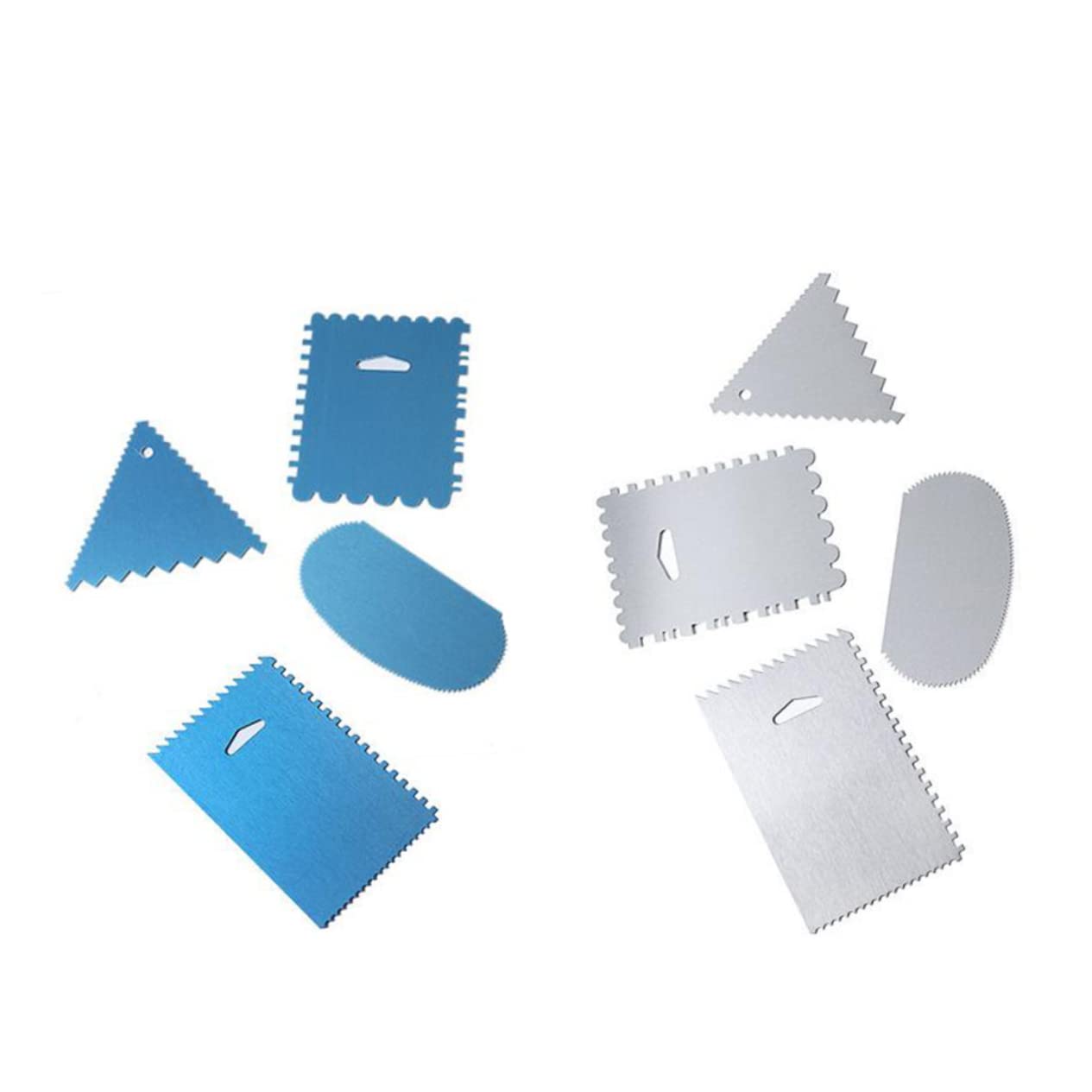 PRETYZOOM 4pcs Cake Scraper and Baking Tools for Easy Cake Decorating for Home Bakers and Pastry Chefs Includes and Scrapers
