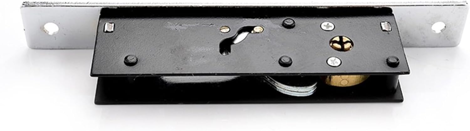 Sliding Door Lock Zinc Alloy Window Locks Wood Gate Floor Lock with Cross Keys for Furniture Hardware 1Pcs