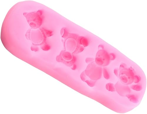 Miniatura 9 de Oso Fondant moldes de silicona para osos de peluche decoración de tartas decoración de cupcakes caramelo pasta de goma de chocolate pasta de