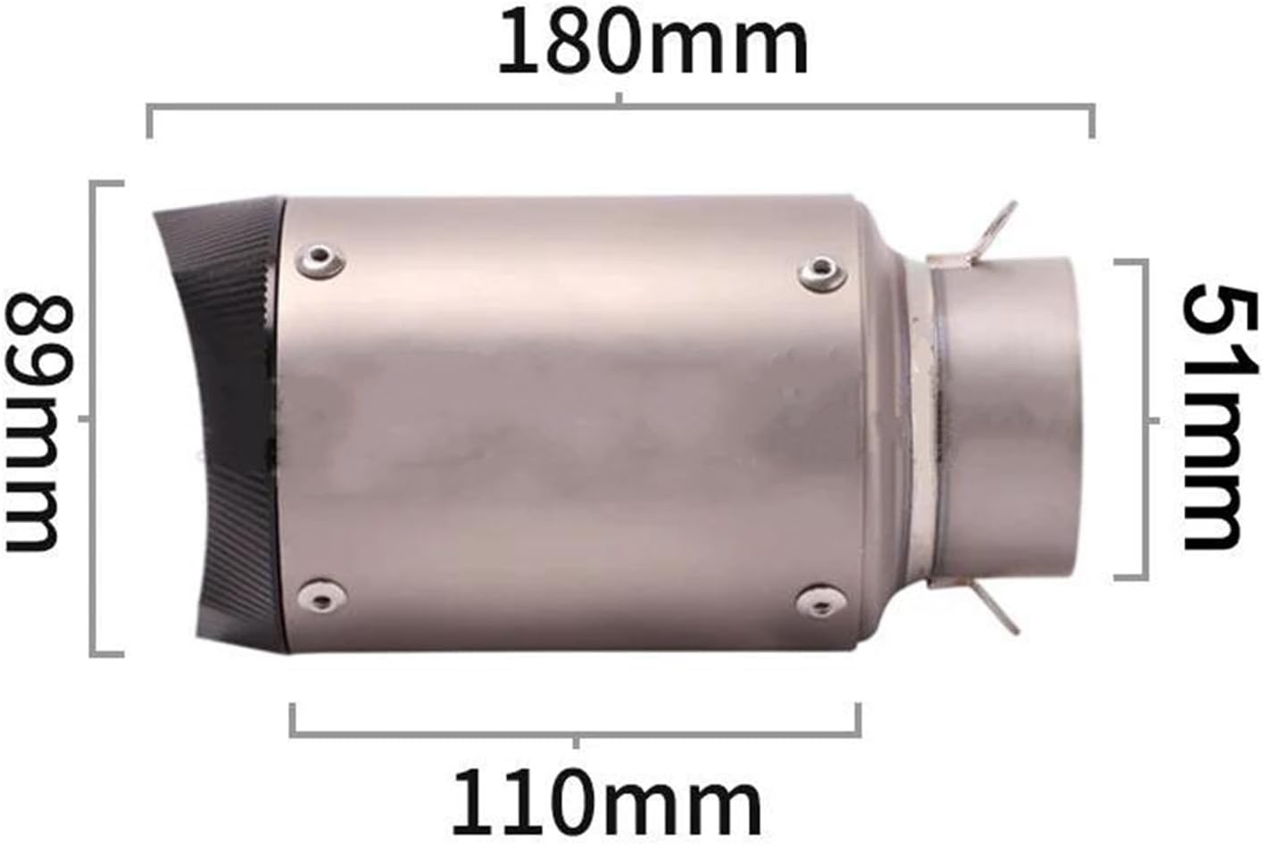 に適合するS1000XR S 1000XR S1000 XR 排気マフラー用 オートバイ排気管 改良ステンレススチール排気サイレンサ