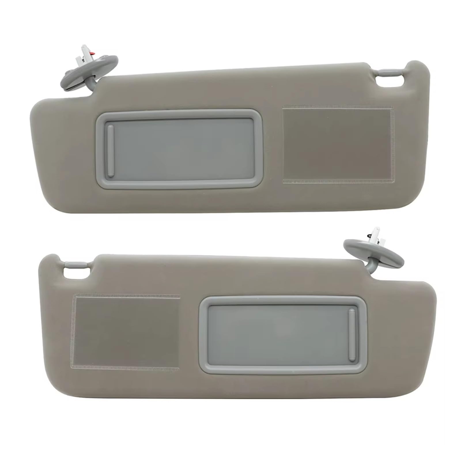 Frontscheibe Thermomatte Für Toyota Für Land Für Cruiser J12 2002-2009 Für Prado LC120 2003-2009 Fahrer Beifahrer Seite Mit Lampe 74310-6A020 Sonnenblende(Beige Left and Right)