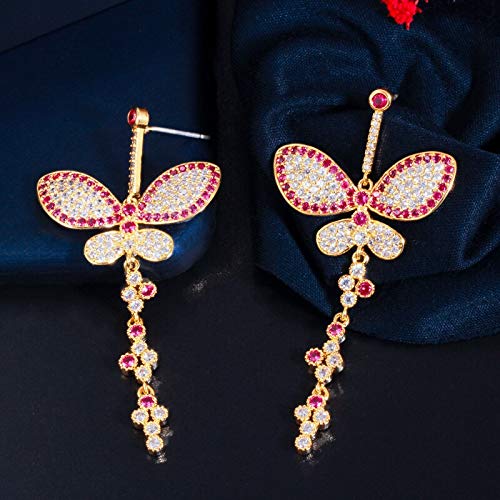 Boucles d'oreilles longues légères MOCHAMIK pour mariage sans douleur aux lobes