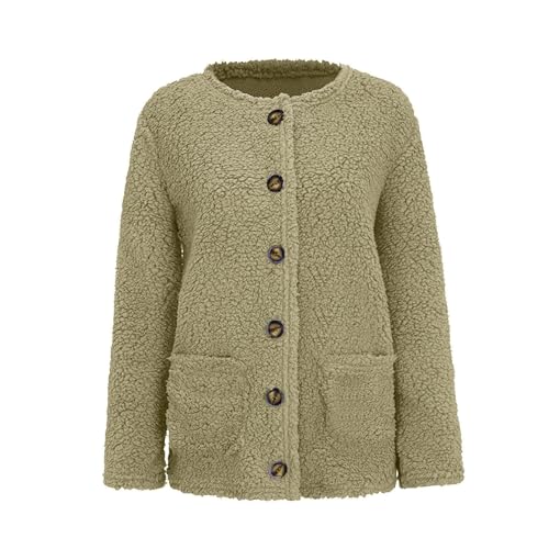 Sherpa Jacket Womens Trendy Fleece Fuzzy Warm Teddy Cozy Cardigan Sweaters with Pockets Casual Soft Winter Coats Clothes2