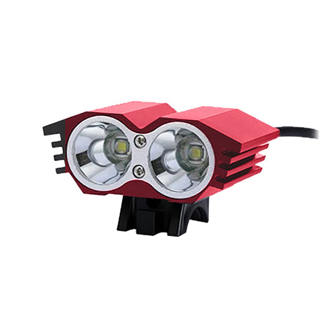 Faro per Bicicletta Rosso USB Ricaricabile Luce per Bicicletta Faro Impermeabile Luce di Sicurezza per Bicicletta Notturna Luci Anteriori per Bici Fari per Bici Fari per Bici Luci Anteriori per Bici