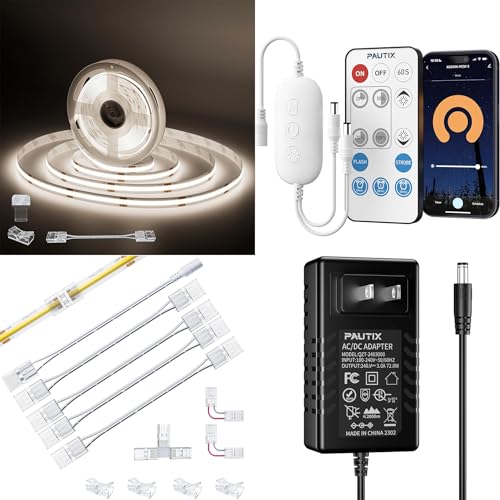 Tira de LED COB PAUTIX 5000K 6.1m WiFi Dimmer miniatura 1