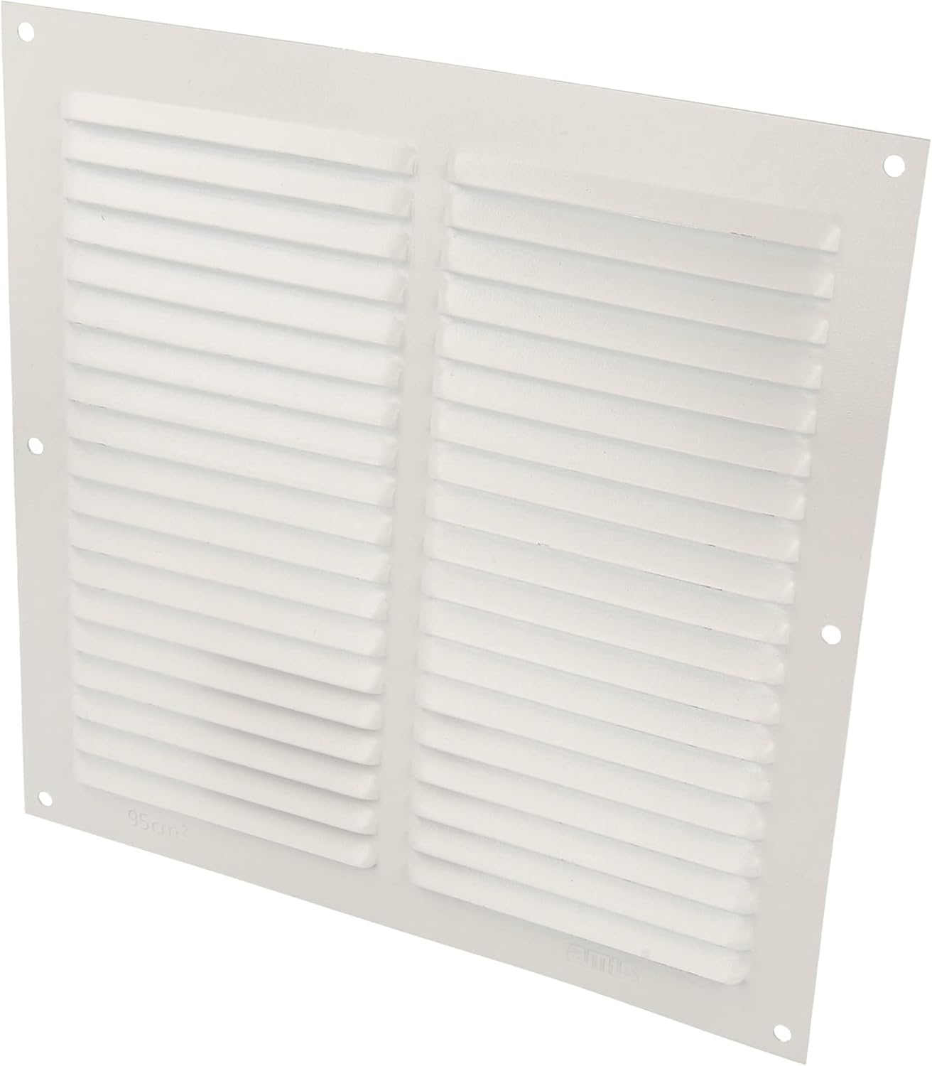 Amig - Square Aluminium Air Vent Grille, White, 200 x 200 mm - Image 3