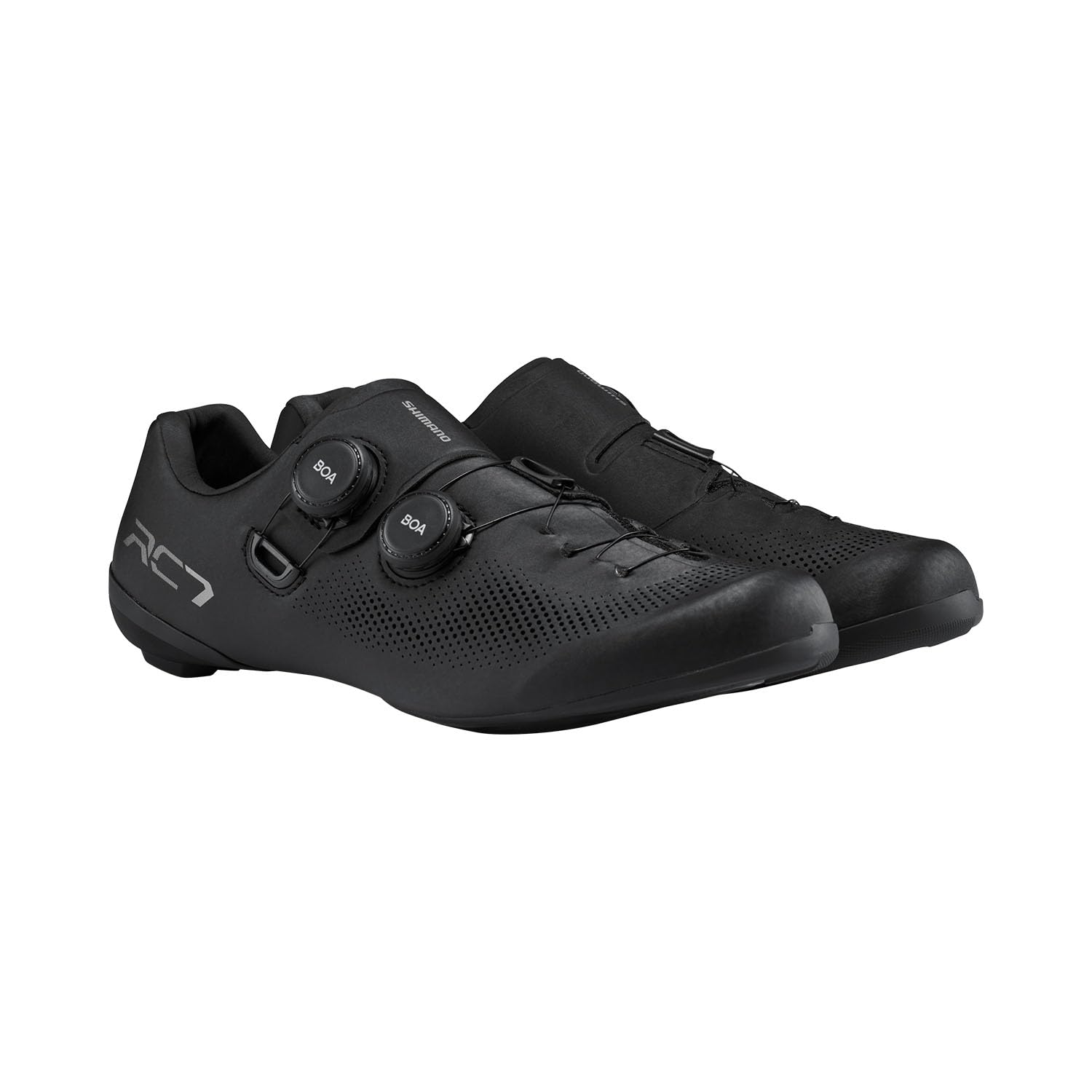 SHIMANO SH-RC703 Cycling Shoes, Black, 11-11.5 Men