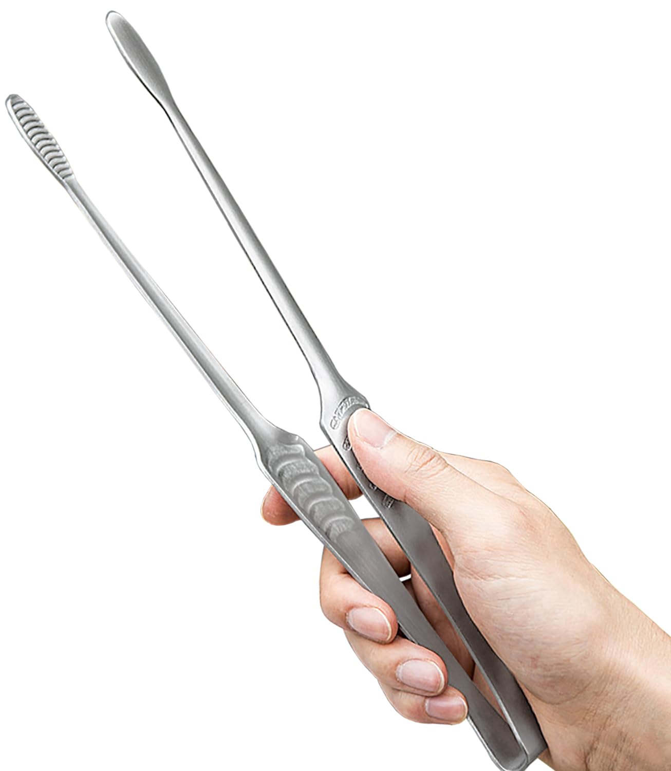 JETKONG Stainless Steel Kitchen Tongs, Serving Tongs for Cooking, 10.6
