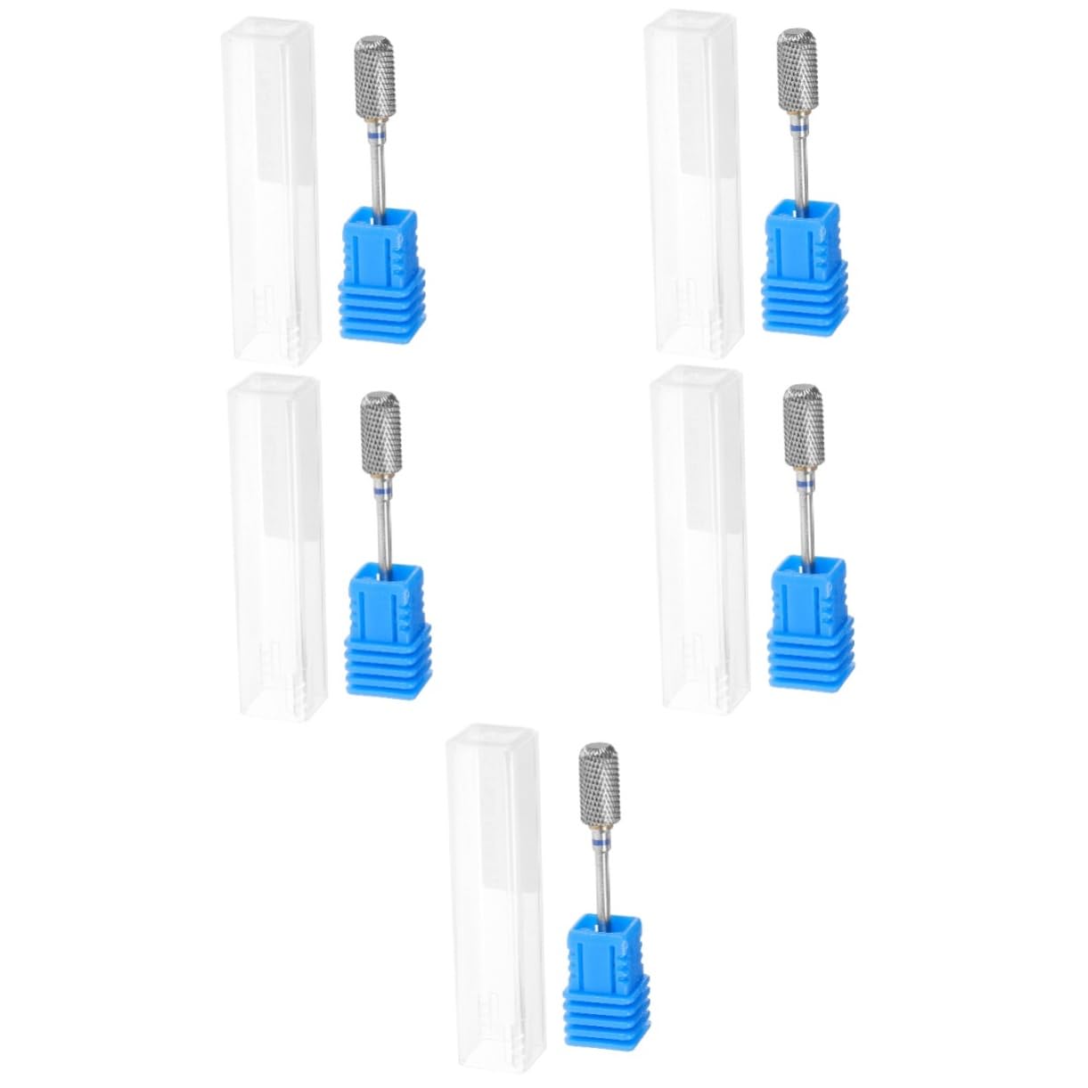 Healvian 5piezas Broca De Manicura Para Taladro Eléctrico Limpiador De Cutículas Accesorio Para Uñas Acrílicas Uso Profesional y Personal Compatible La Mayoría De Taladros De Uñas