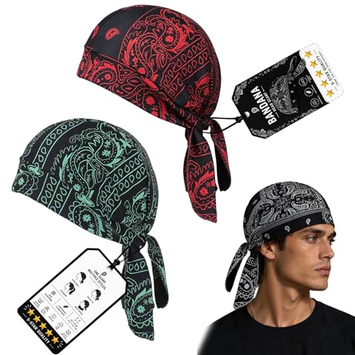 Image of Cooling Skull Cap Helmet Liner, Breathable Elastic Bandana Cooling Headscarf Cap for Men Women