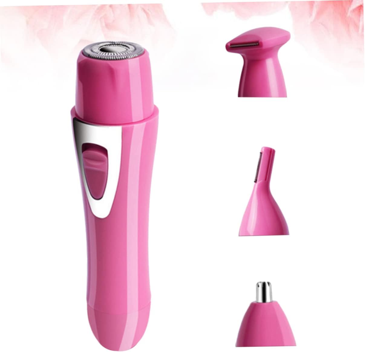 minkissy Electric Nose Trimmer 4 in 1 USB Charging Compact Pink