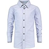  Vingino Lorgino festliches Jungen Hemd Powder Blue (2-92, Powder Blue)