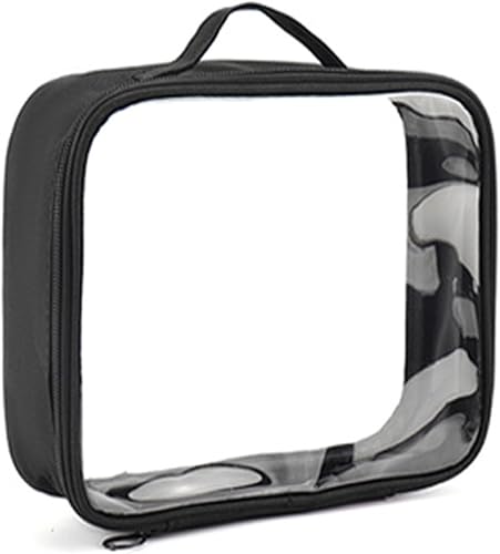 Bolsas de aseo de viaje transparentes, bolsas de maquillaje para hombres y mujeres (1 pieza), con cremalleras, impermeable, bolsa de aceite disponible en Yaxa El Salvador