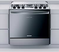 Fogão Brastemp 5 Bocas De Embutir Cor Inox Com Turbo Chama E Touch Timer - BYS5PCR BIVOLT