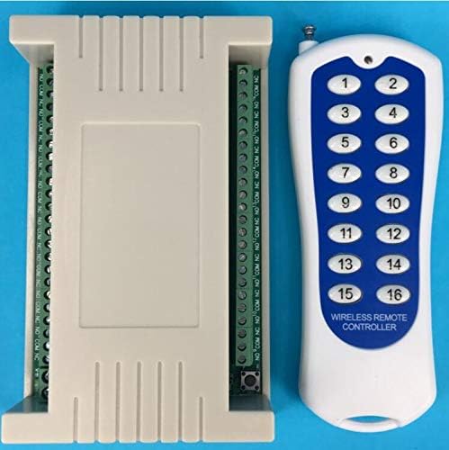 DC 12V 16 channel RF Wireless Remote Control system 1 Receiver +1 Transmitter smart home