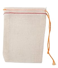 2.75x3.75 Inch (Pack of 50) - Orange Drawstring