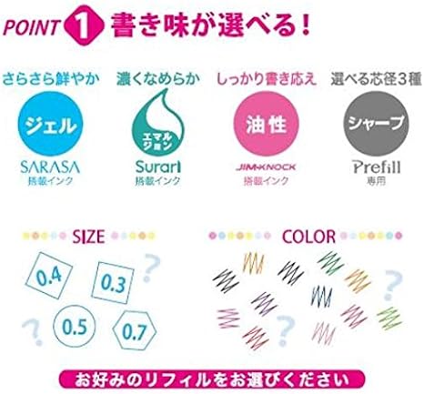 Amazon ゼブラ ボールペン替芯 プレフィール サラサ Njk 0 4芯 ピンク 10本 Brnjk4p 文房具 オフィス用品 文房具 オフィス用品