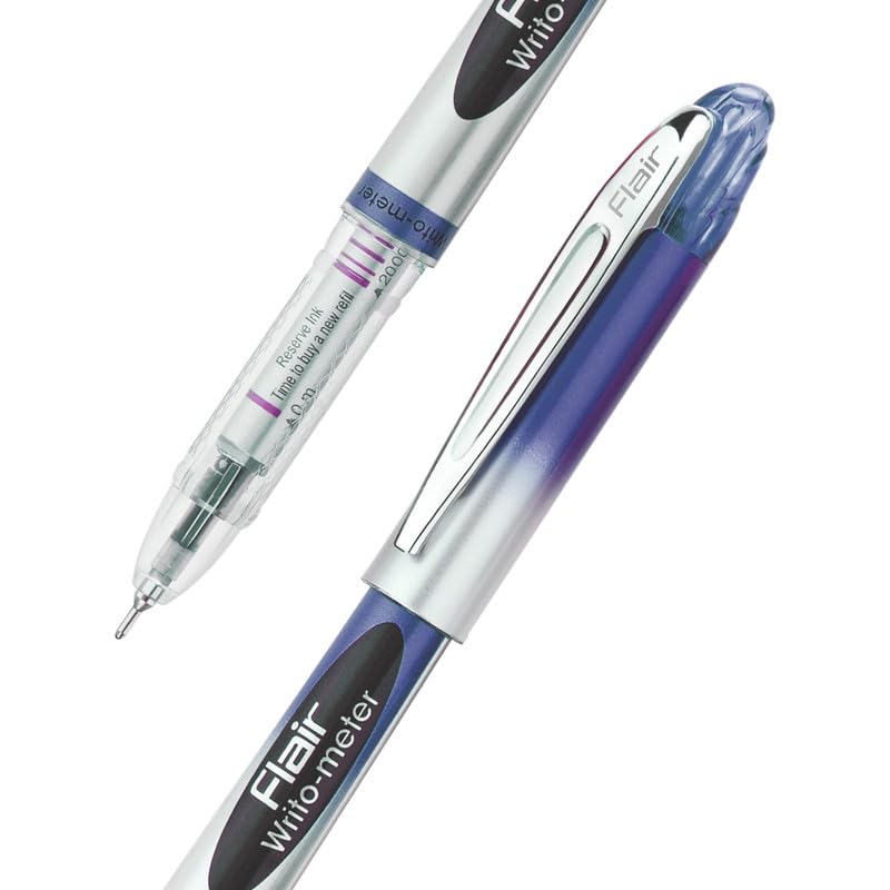 Amazon | Flair Writo Meter ブラック ボールペン 20本パック | ジェル
